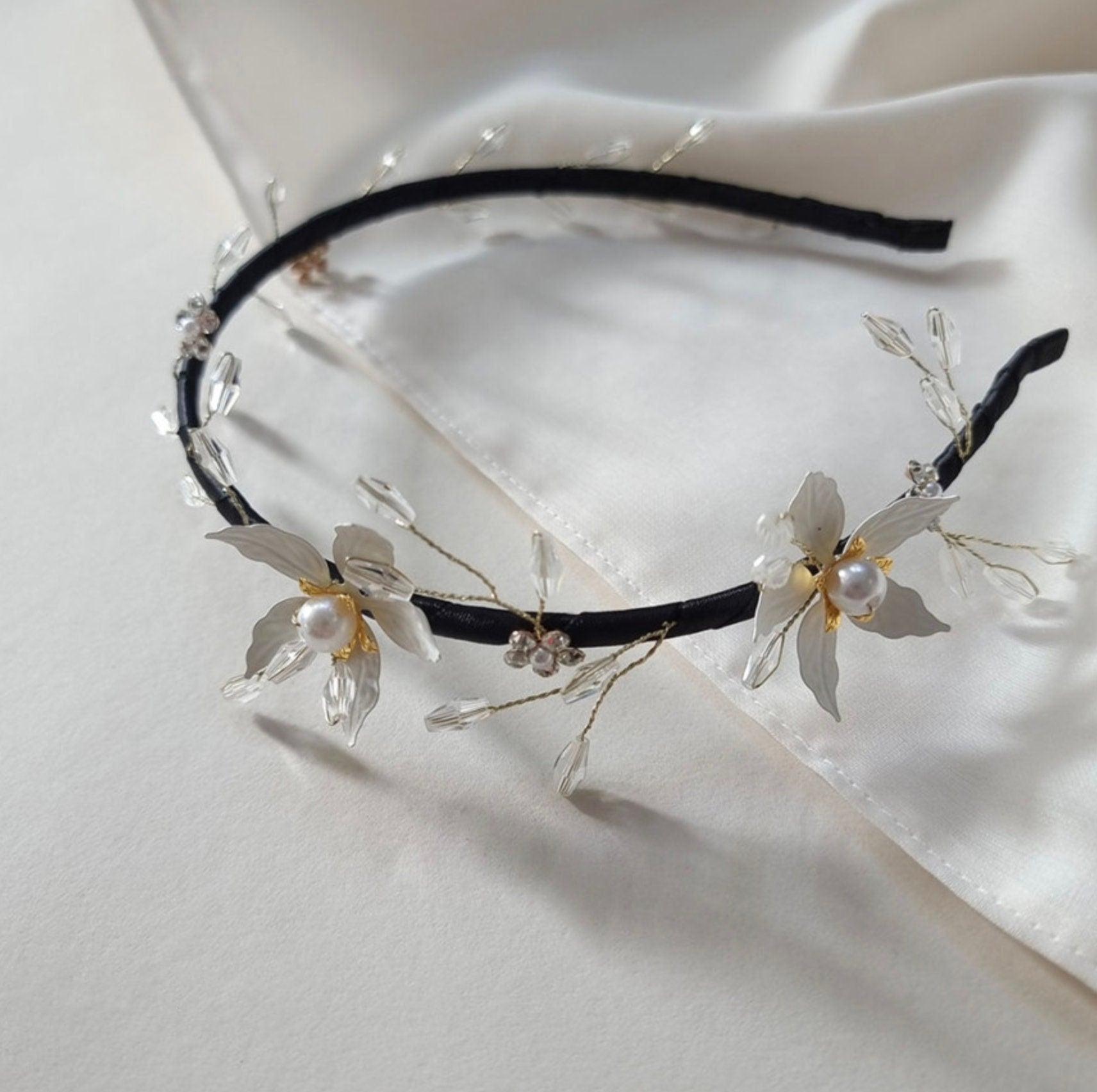 Daisy Beads Headband - Native Korean