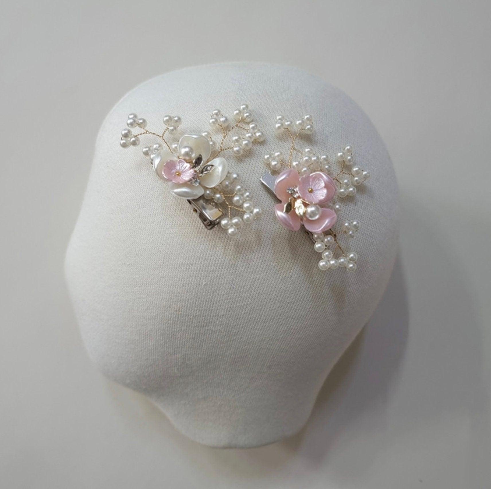 Double Floral Hairpin - Native Korean