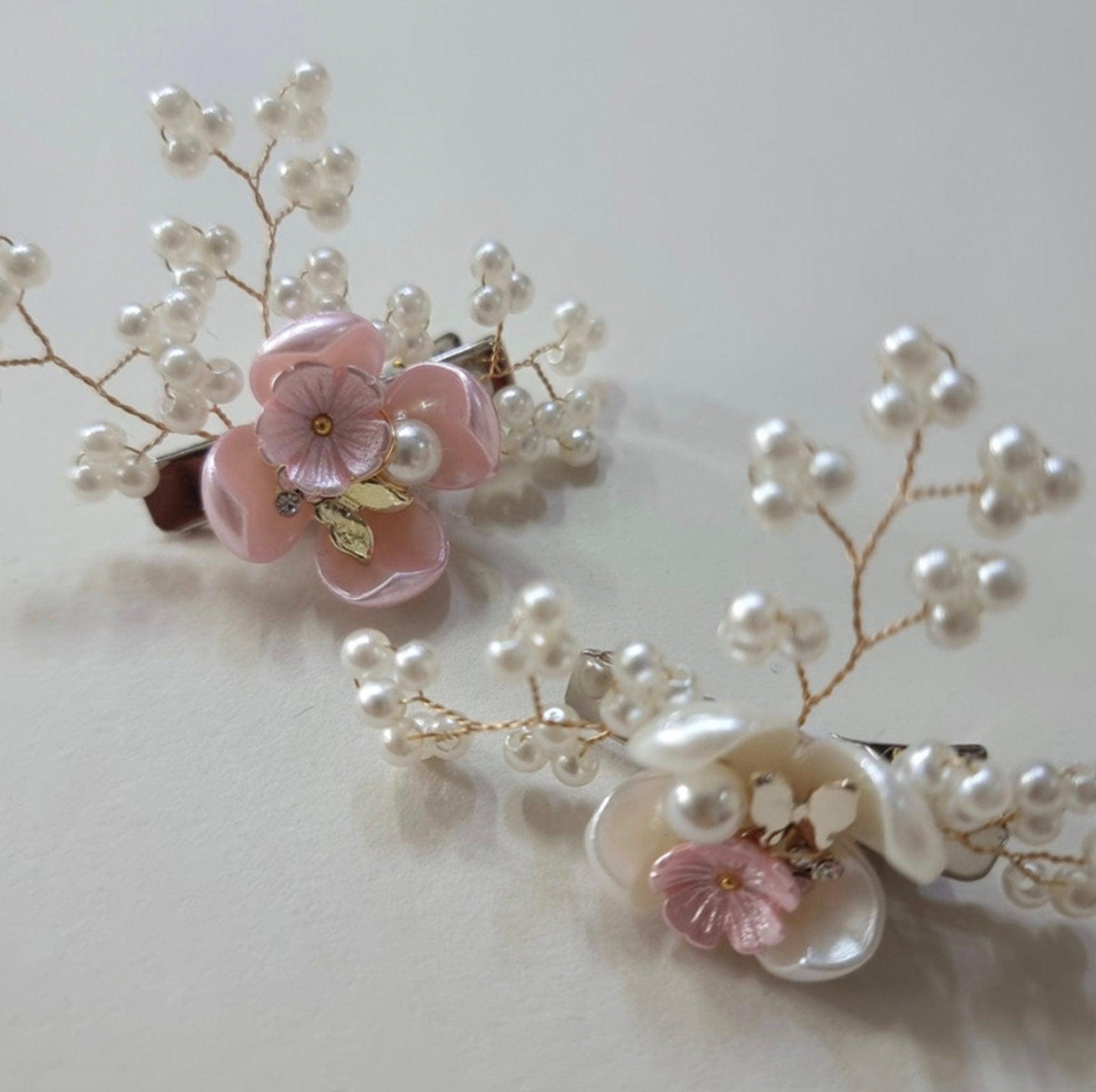 Double Floral Hairpin - Native Korean