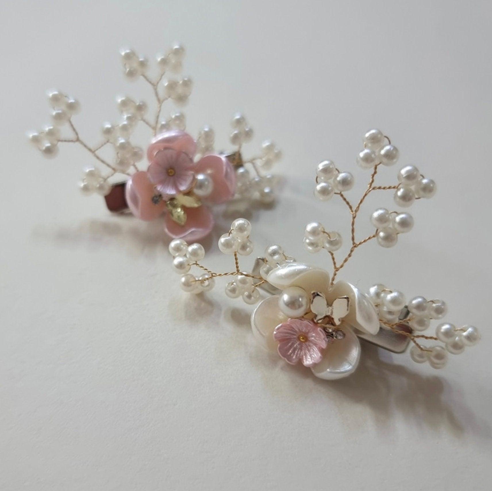 Double Floral Hairpin - Native Korean
