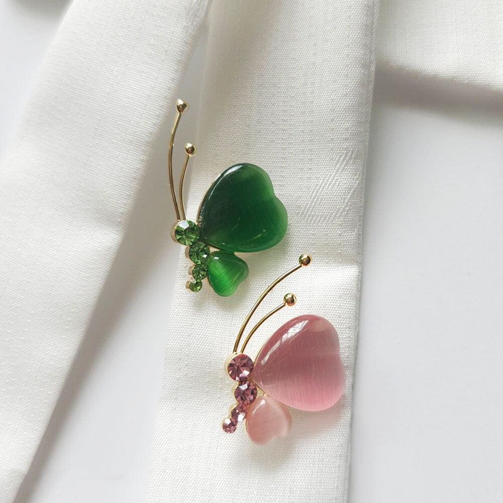 Elegant Butterfly Brooch - Native Korean