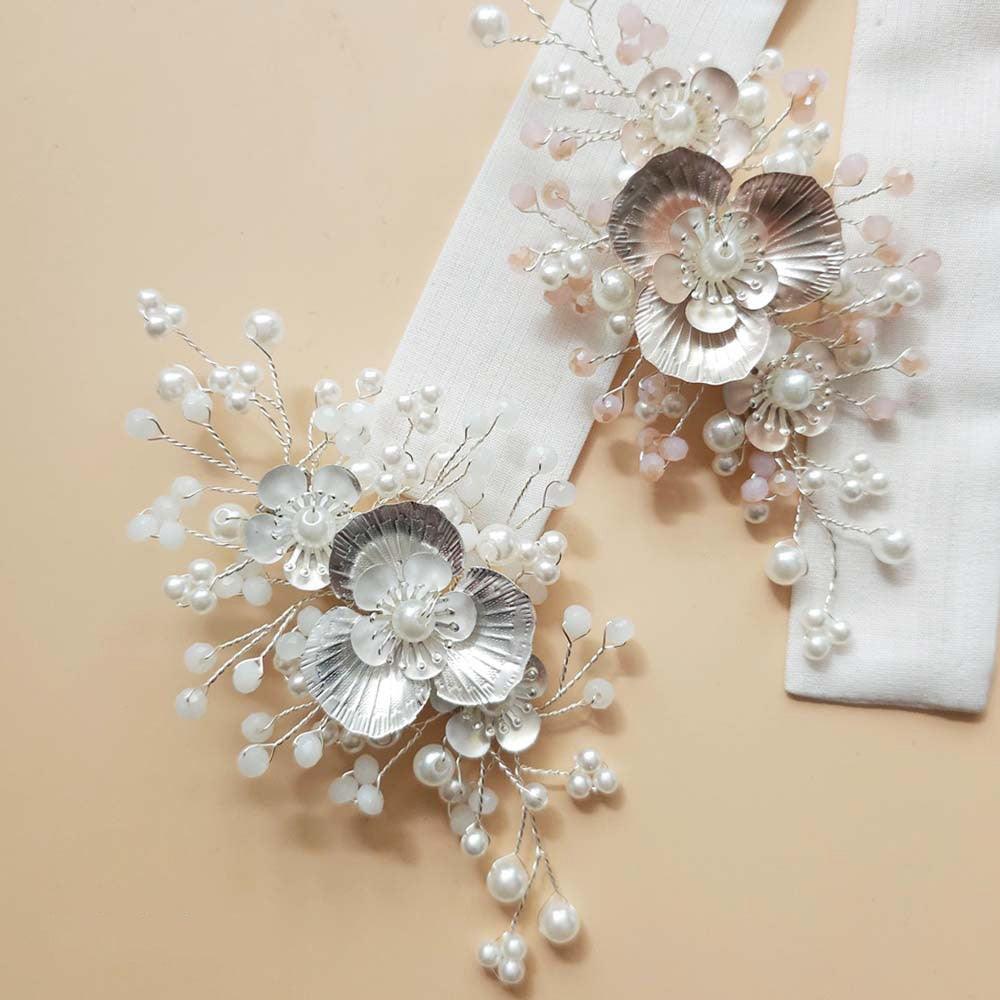 Elegant Pearl Blossom Hairpin - Native Korean