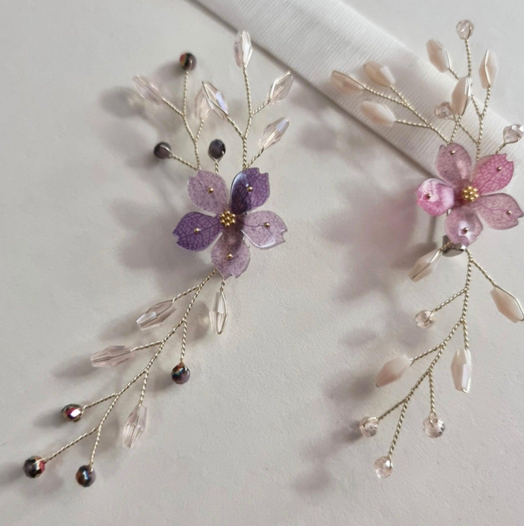 Floral Branch Brooch - Native Korean