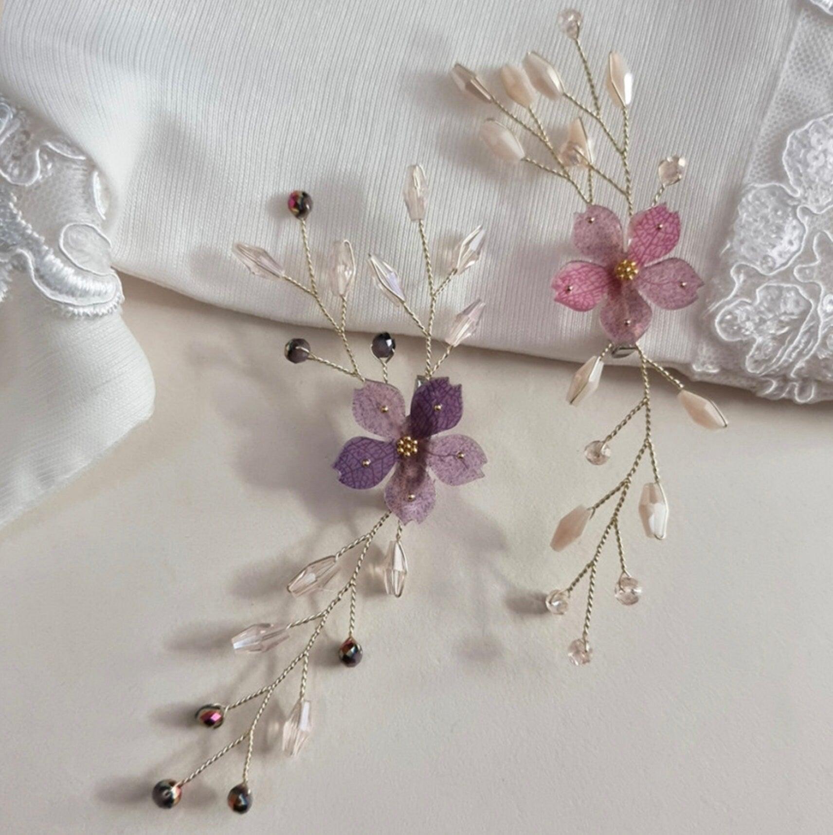 Floral Branch Brooch - Native Korean