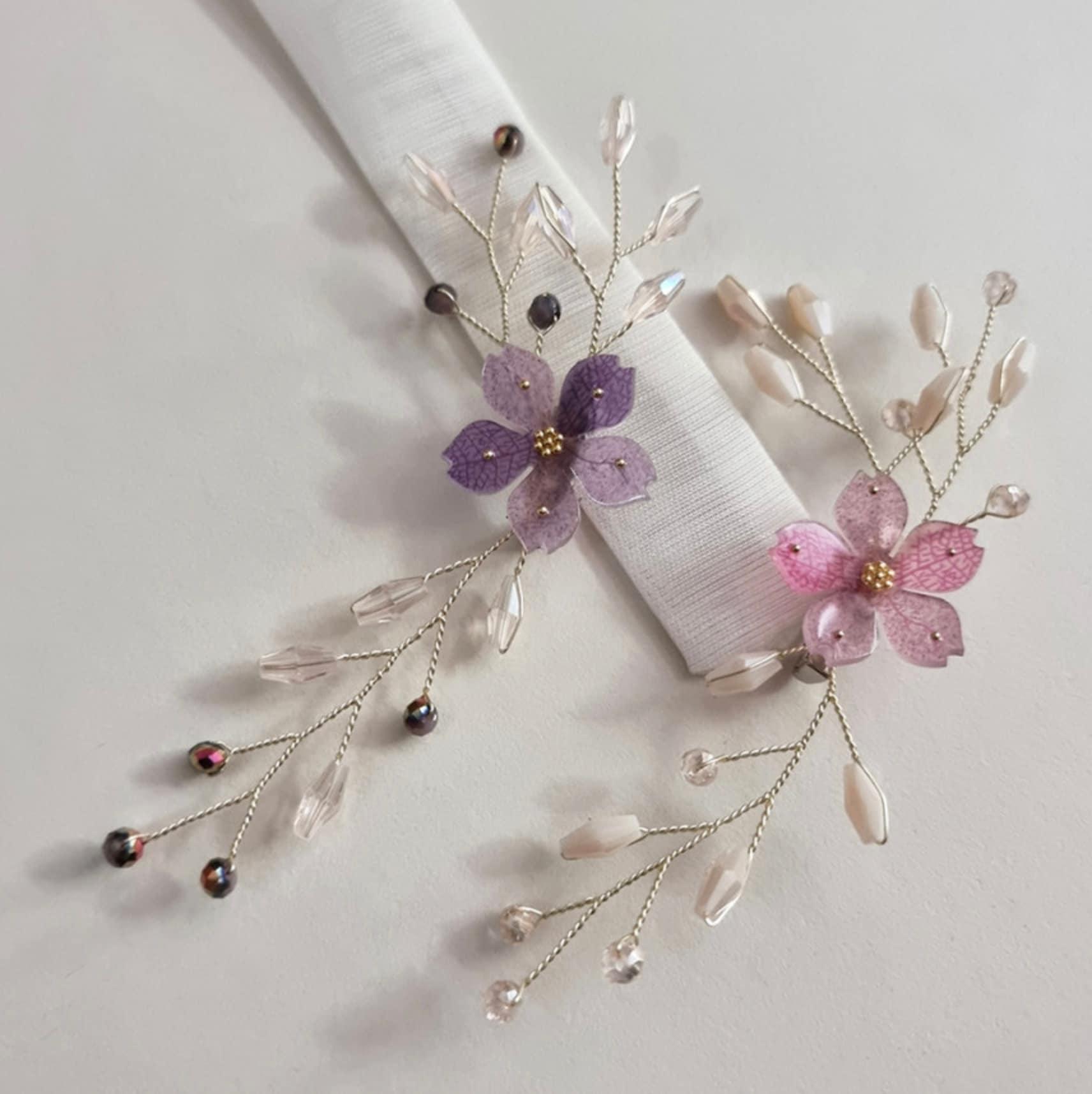 Floral Branch Brooch - Native Korean