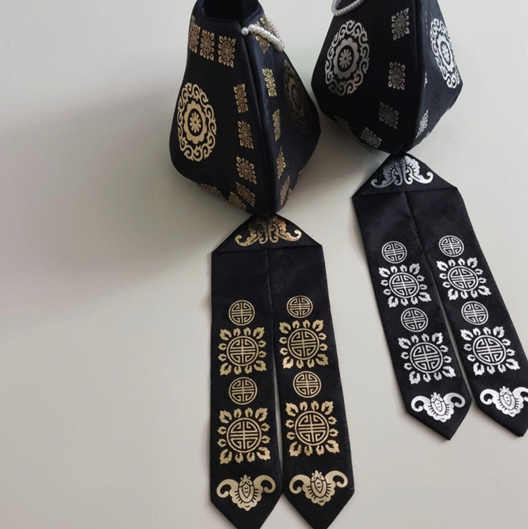 Foil Black Ribbon Jobawi (2 colors) - Native Korean
