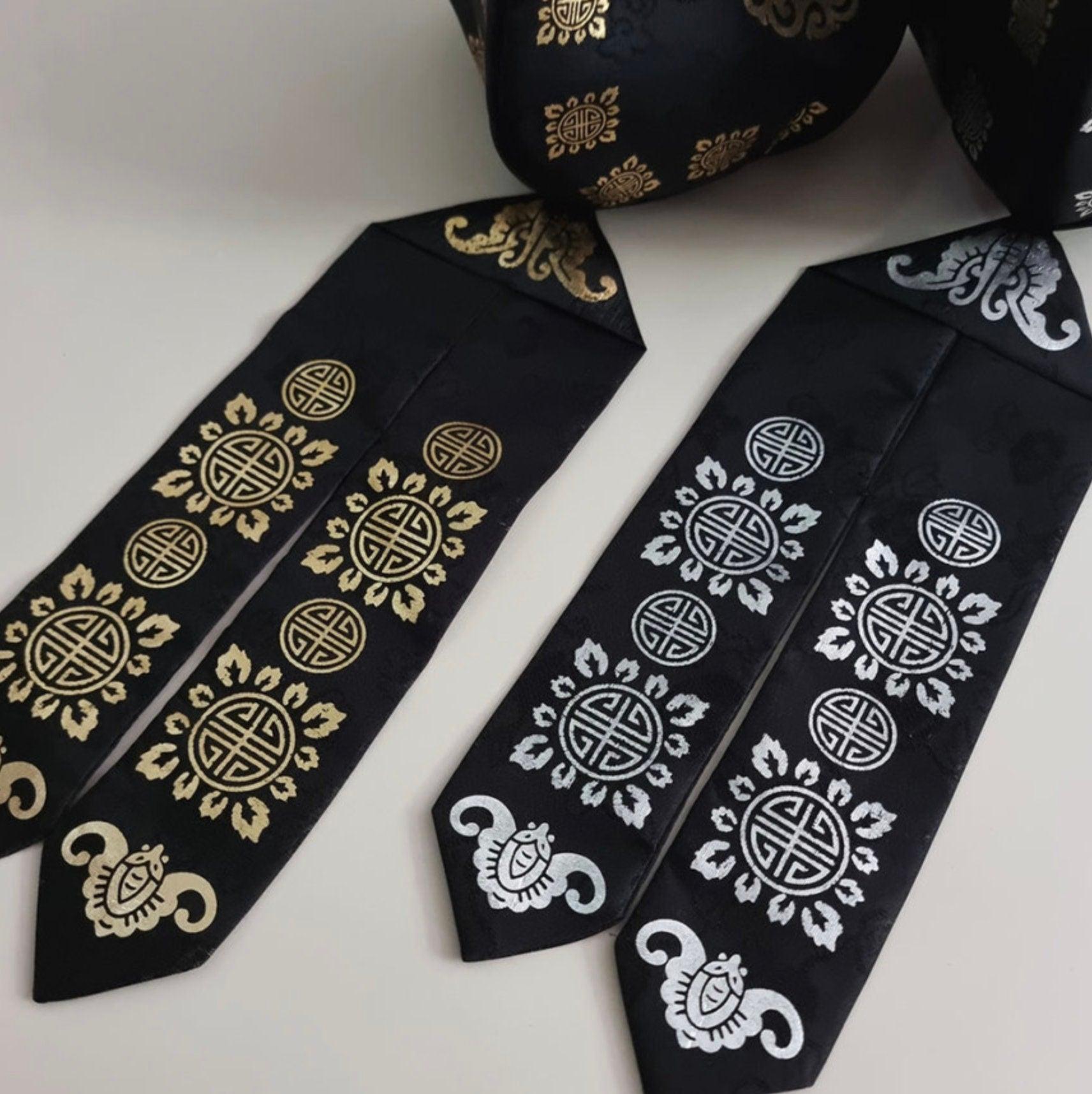 Foil Black Ribbon Jobawi (2 colors) - Native Korean