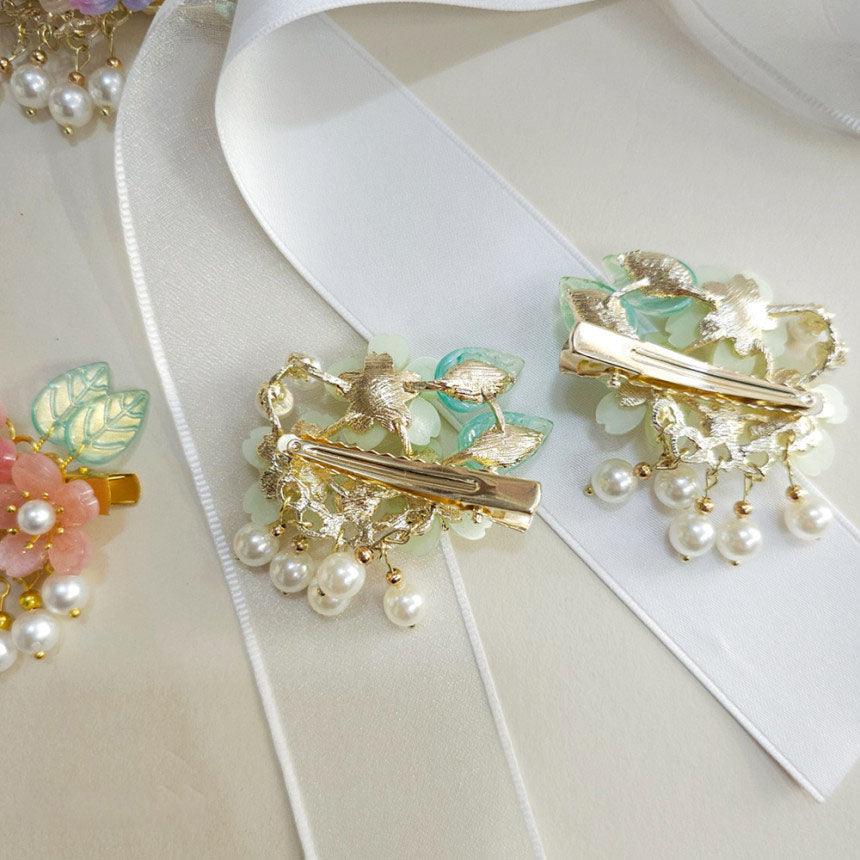 Garden Bloom Hairpin Set (2 Pcs) - Native Korean