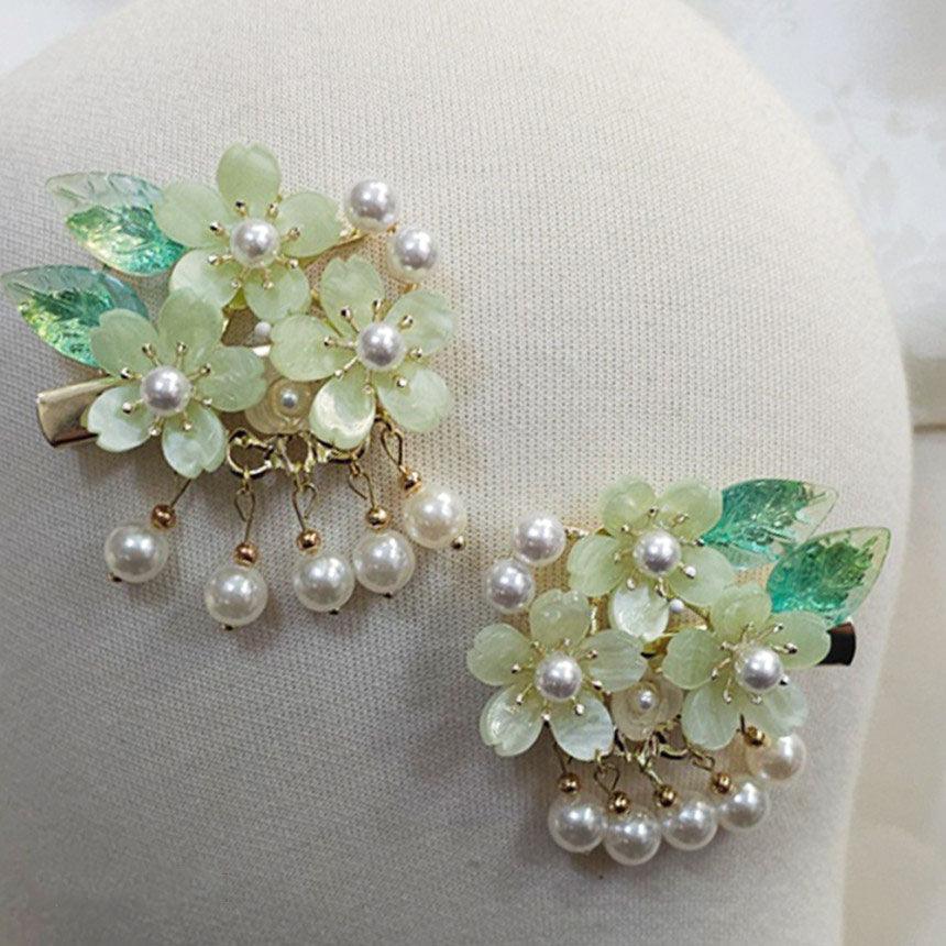 Garden Bloom Hairpin Set (2 Pcs) - Native Korean