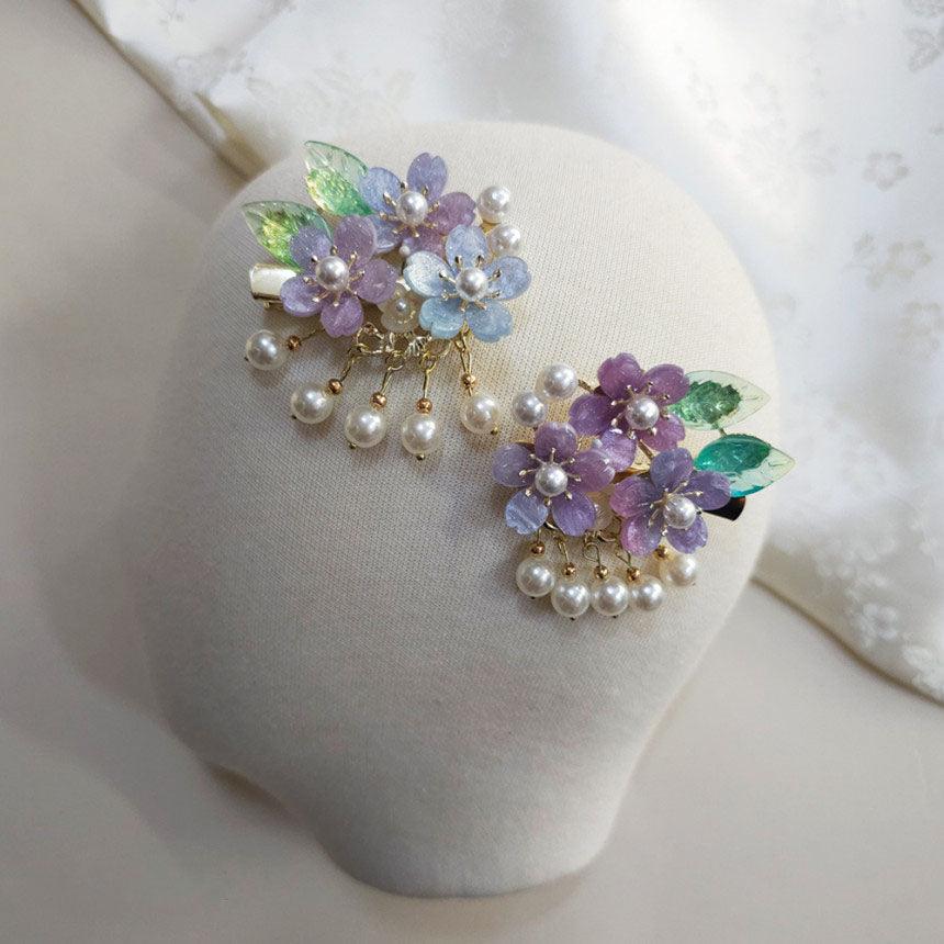 Garden Bloom Hairpin Set (2 Pcs) - Native Korean