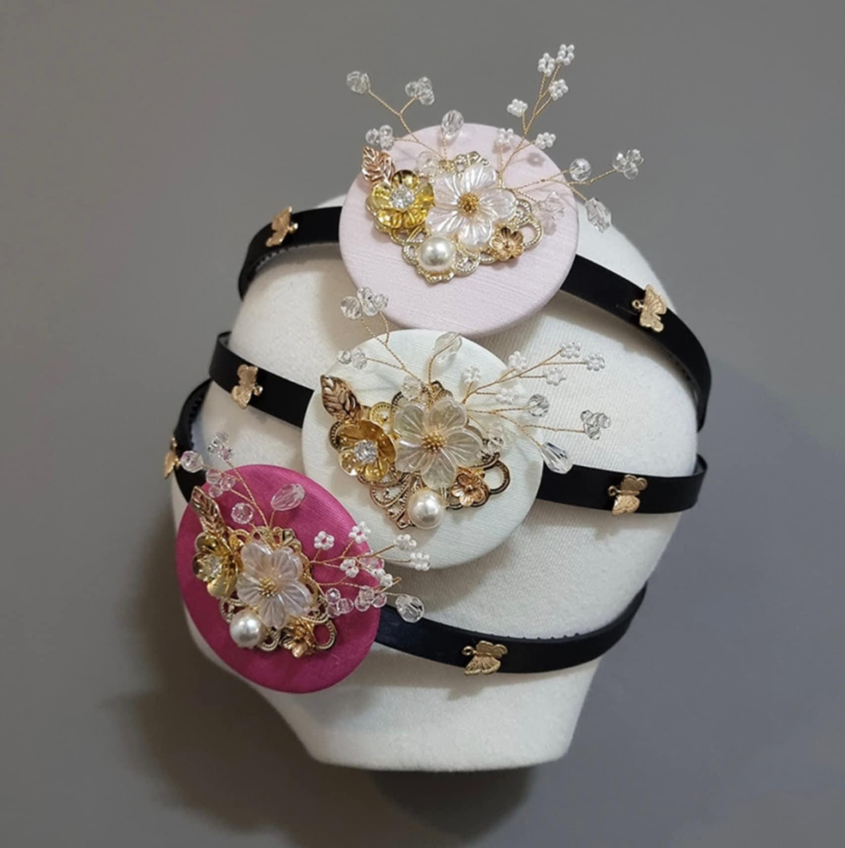 Gold Blossoms Headband - Native Korean