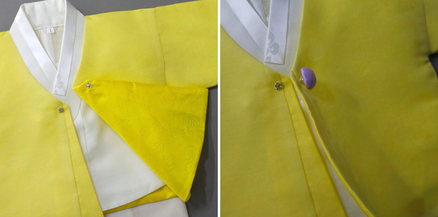 Hajin Yellow Boy Hanbok (100D-10YR) - Native Korean