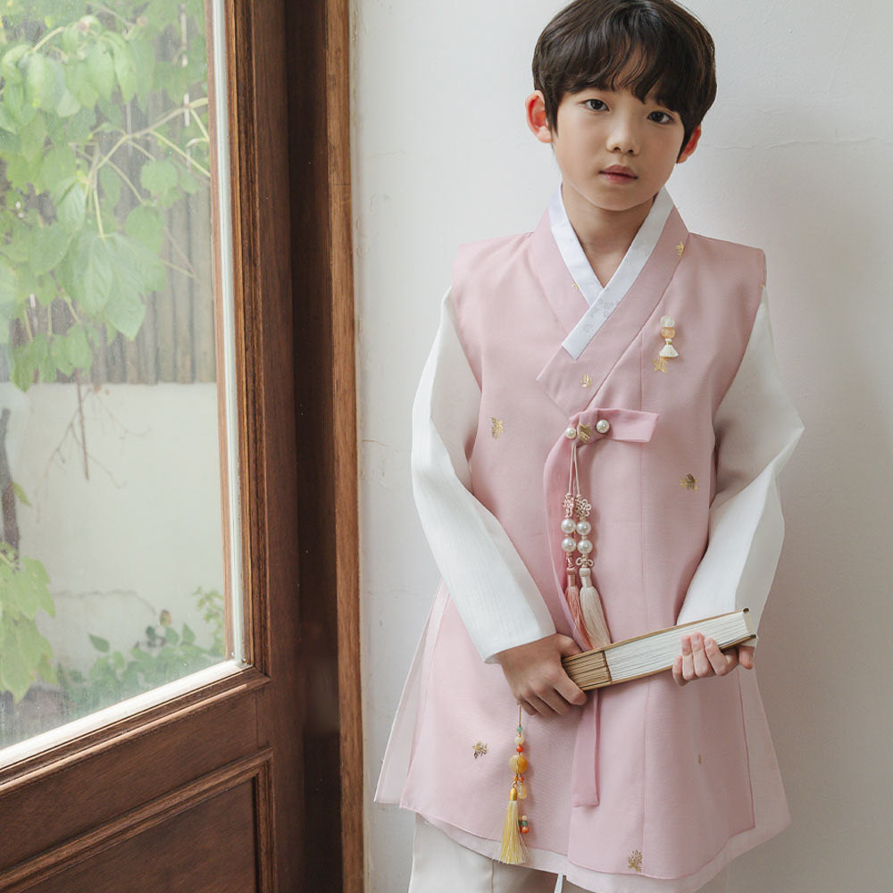 Heesung Pink Boy Hanbok (1-9YR) (Copy)