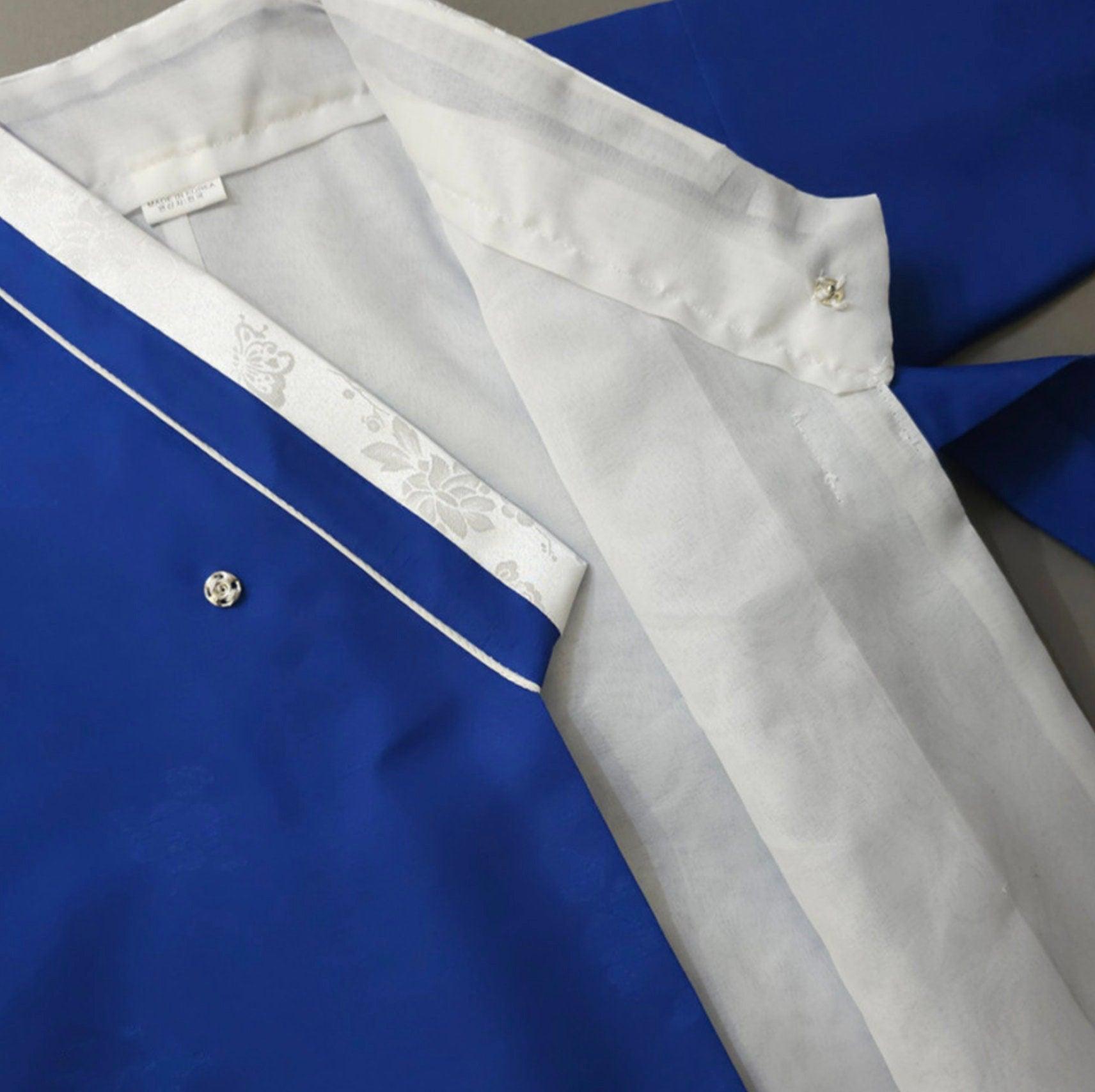 Hyomin Blue Boy Hanbok (100D-10YR) - Native Korean