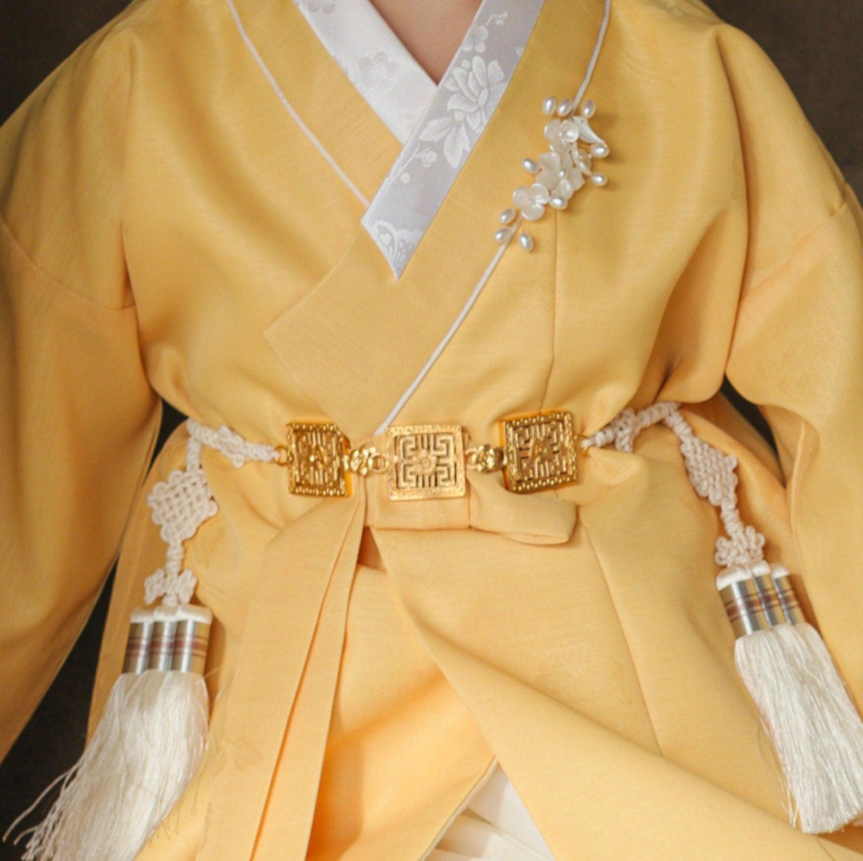 Hyomin Yellow Boy Hanbok (100D-10YR) - Native Korean