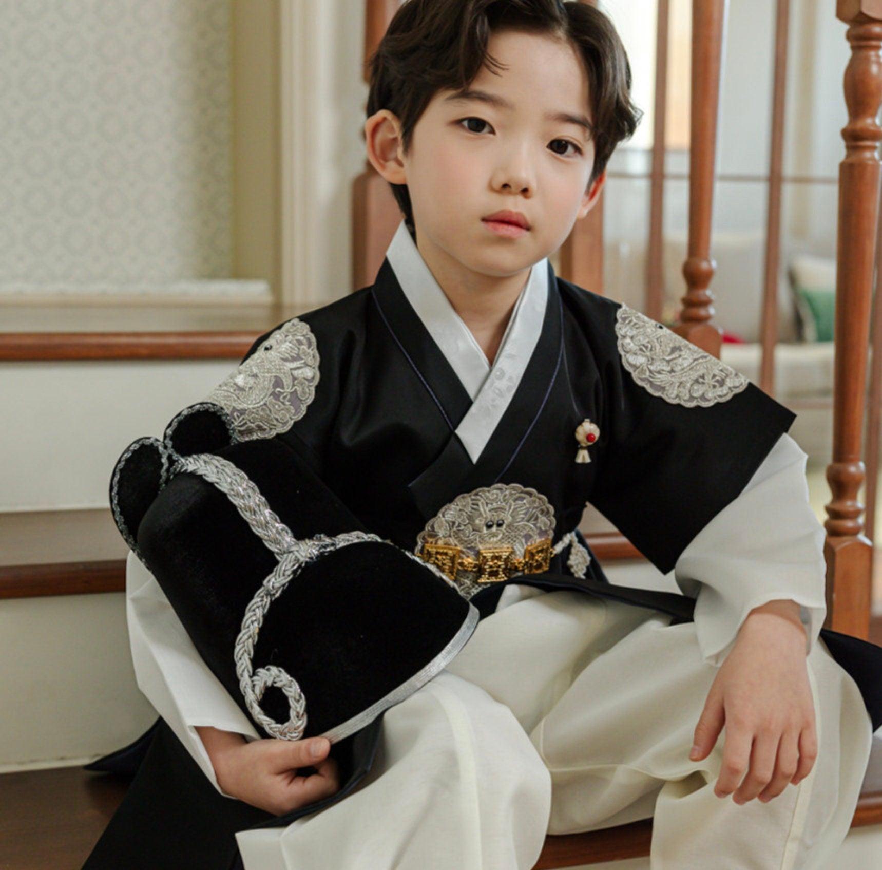 Hyungoon Black Boy Hanbok (100D-10YR) - Native Korean