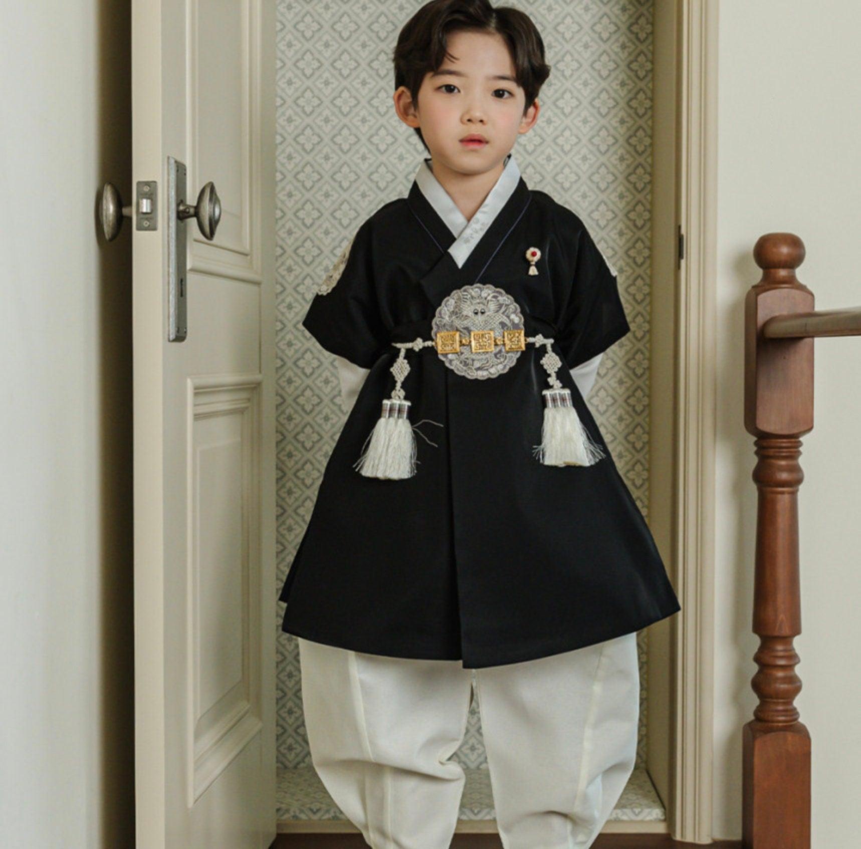 Hyungoon Black Boy Hanbok (100D-10YR) - Native Korean