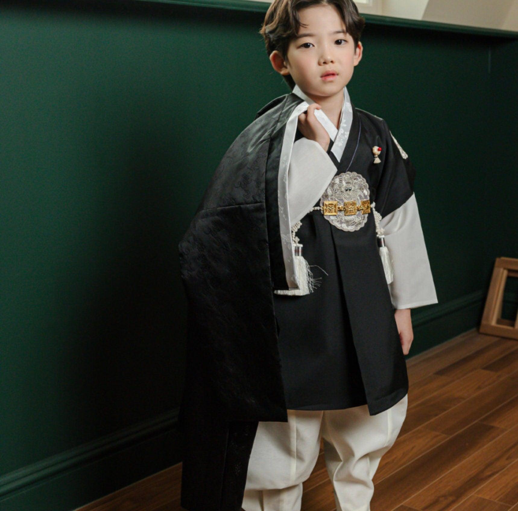 Hyungoon Black Boy Hanbok (100D-10YR) - Native Korean