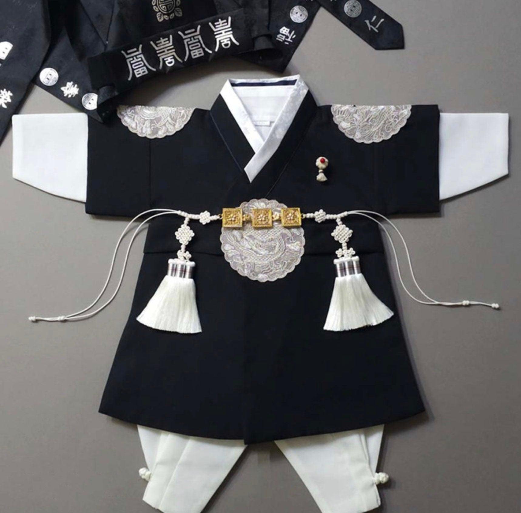 Hyungoon Black Boy Hanbok (100D-10YR) - Native Korean