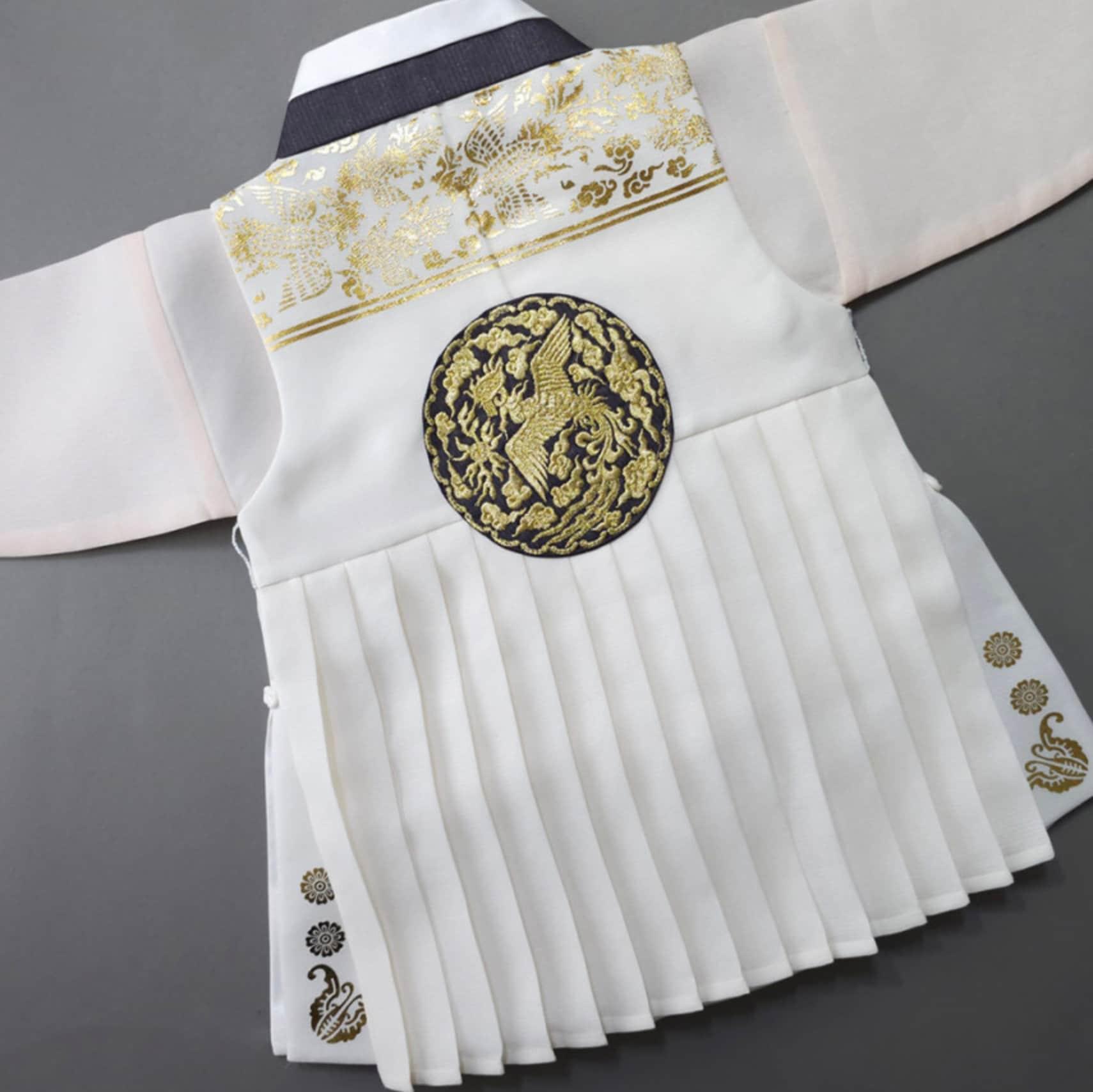 Hyungoon Vest Ivory Boy Hanbok (1-9YR) - Native Korean