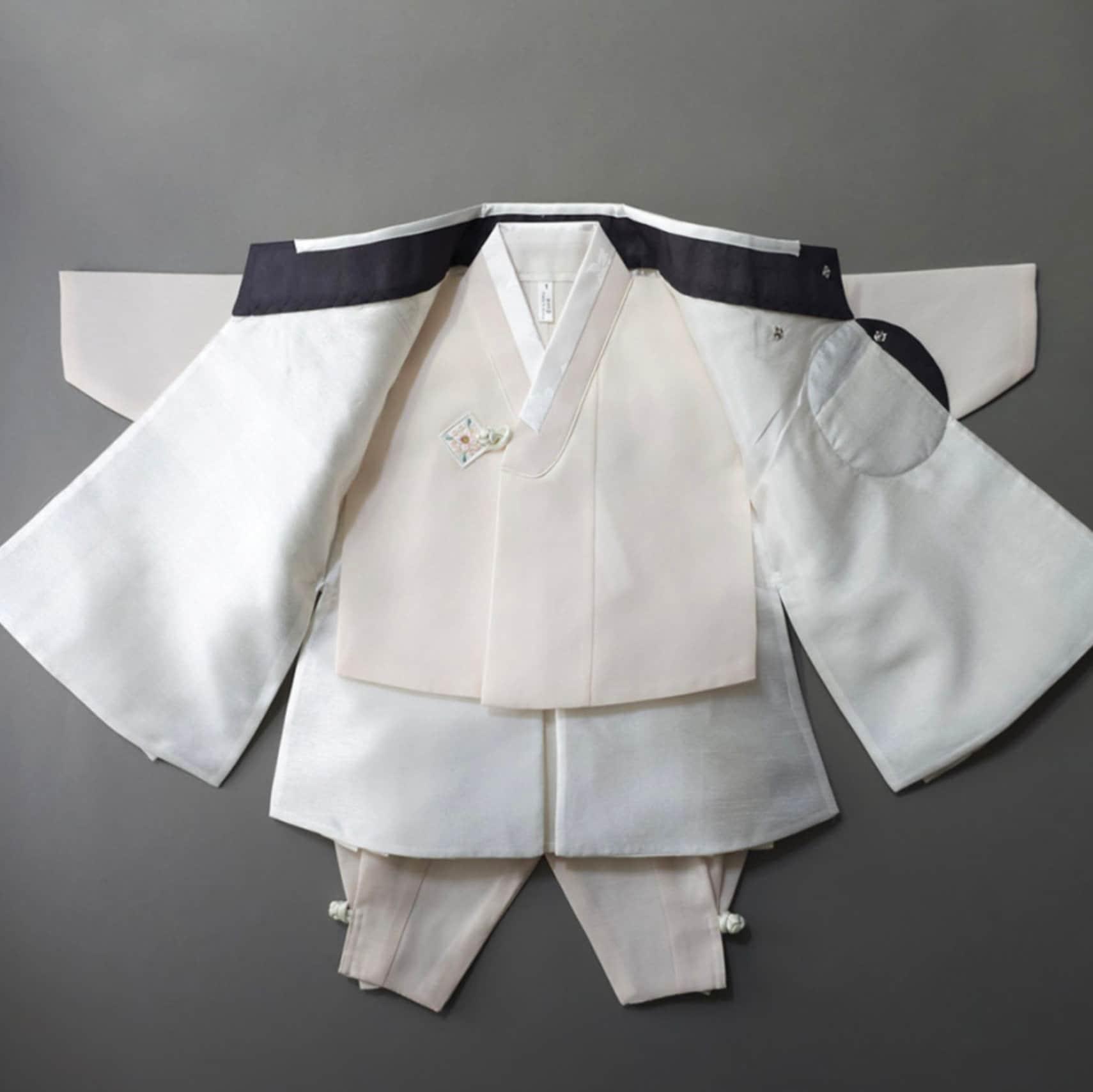 Hyungoon Vest Ivory Boy Hanbok (1-9YR) - Native Korean