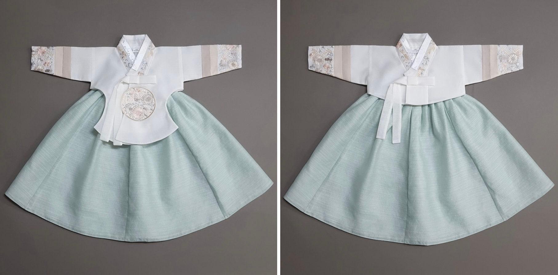 Hyunji Mint Girl Hanbok (100D-10YR) - Native Korean