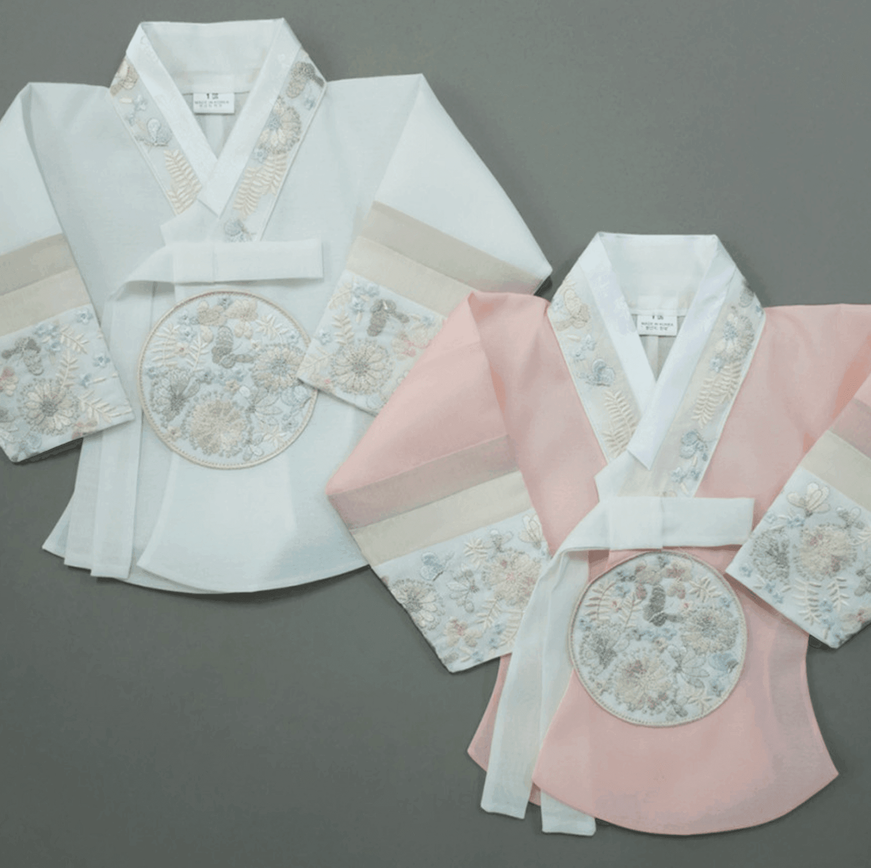 Hyunjoo Light Pink Layered Skirt Girl Hanbok (100D-15YR) - Native Korean
