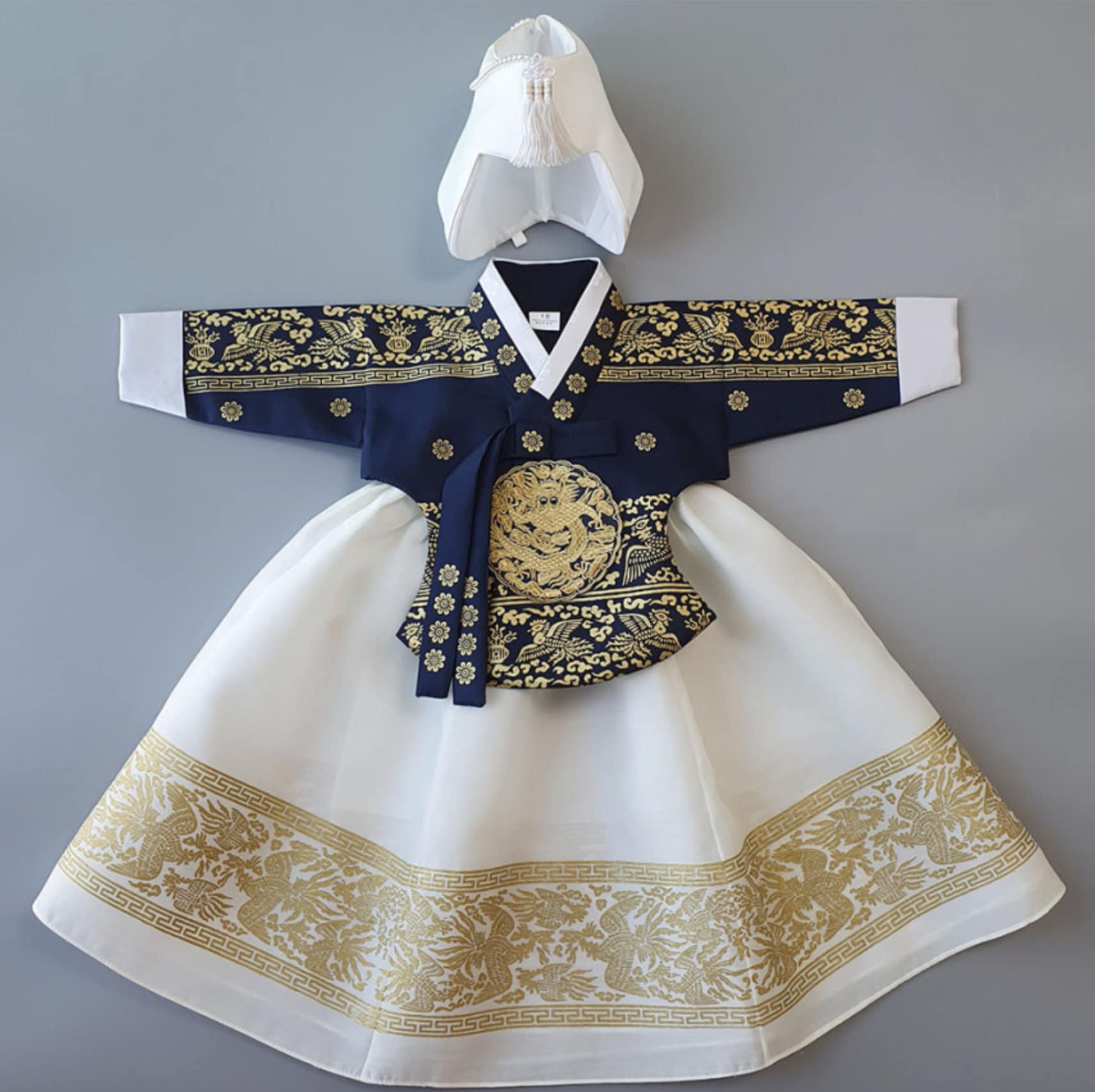 Princess Gold/Silver Girl HANBOK 100Days ~10Age, Korean dol, Dol Hanbok Set , Korean Traditional Dress, Korean Costume - NativeKorean - ㄴGirl Traditional Hanbok