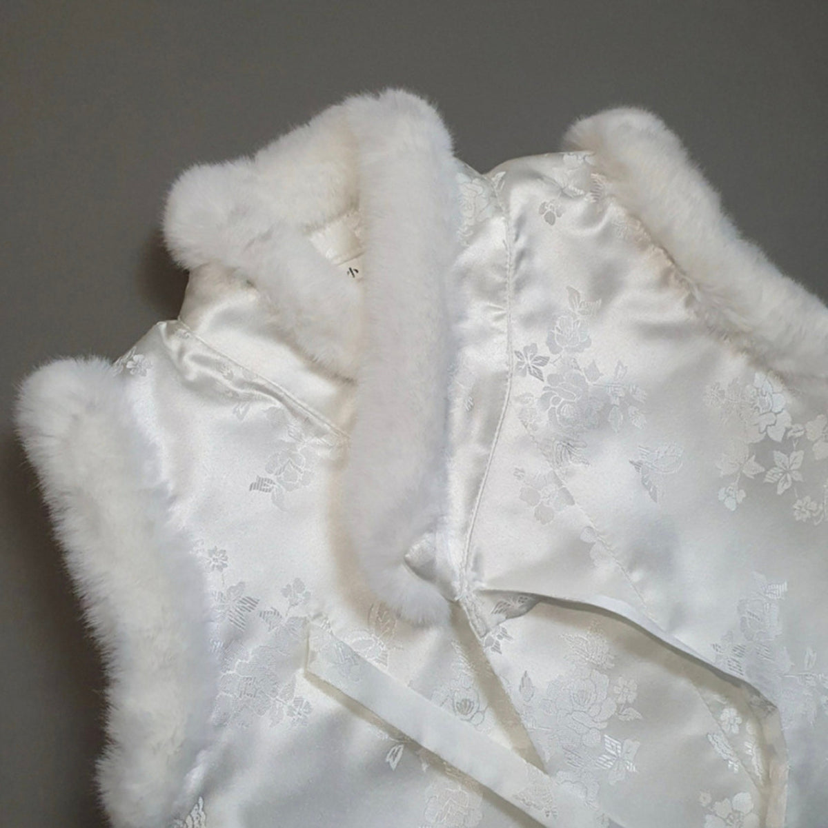 Pure Faux Vest, Hanbok Outer, Korean 1ST Birthday Party, Dol, Hanbok Set, Korean Costume - NativeKorean - Hanbok Outer