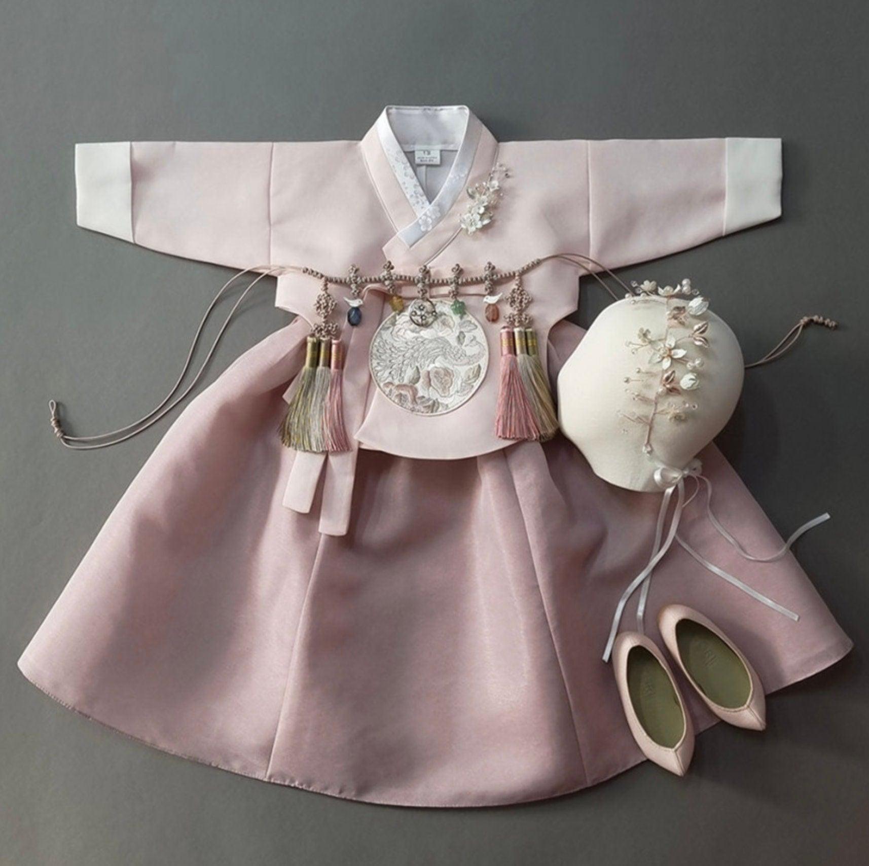 Jeongyun Indie Pink Skirt Girl Hanbok (100D-15YR) - Native Korean