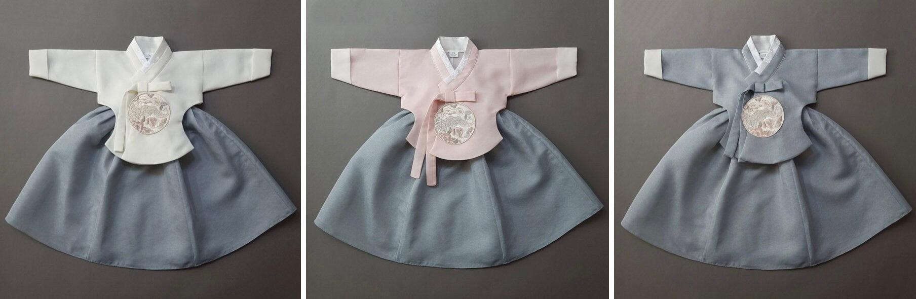 Jeongyun D.Sky Skirt Girl Hanbok (100D-15YR) - Native Korean