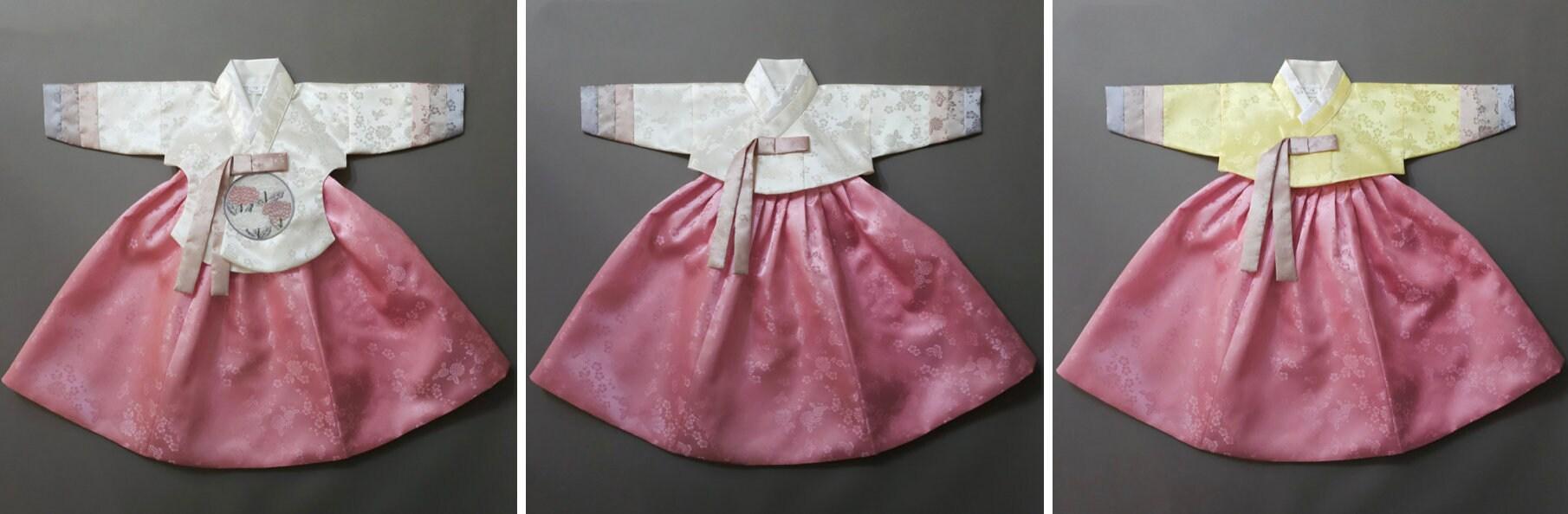 Yunjae Pink Skirt Girl Hanbok (100D-15YR) - Native Korean