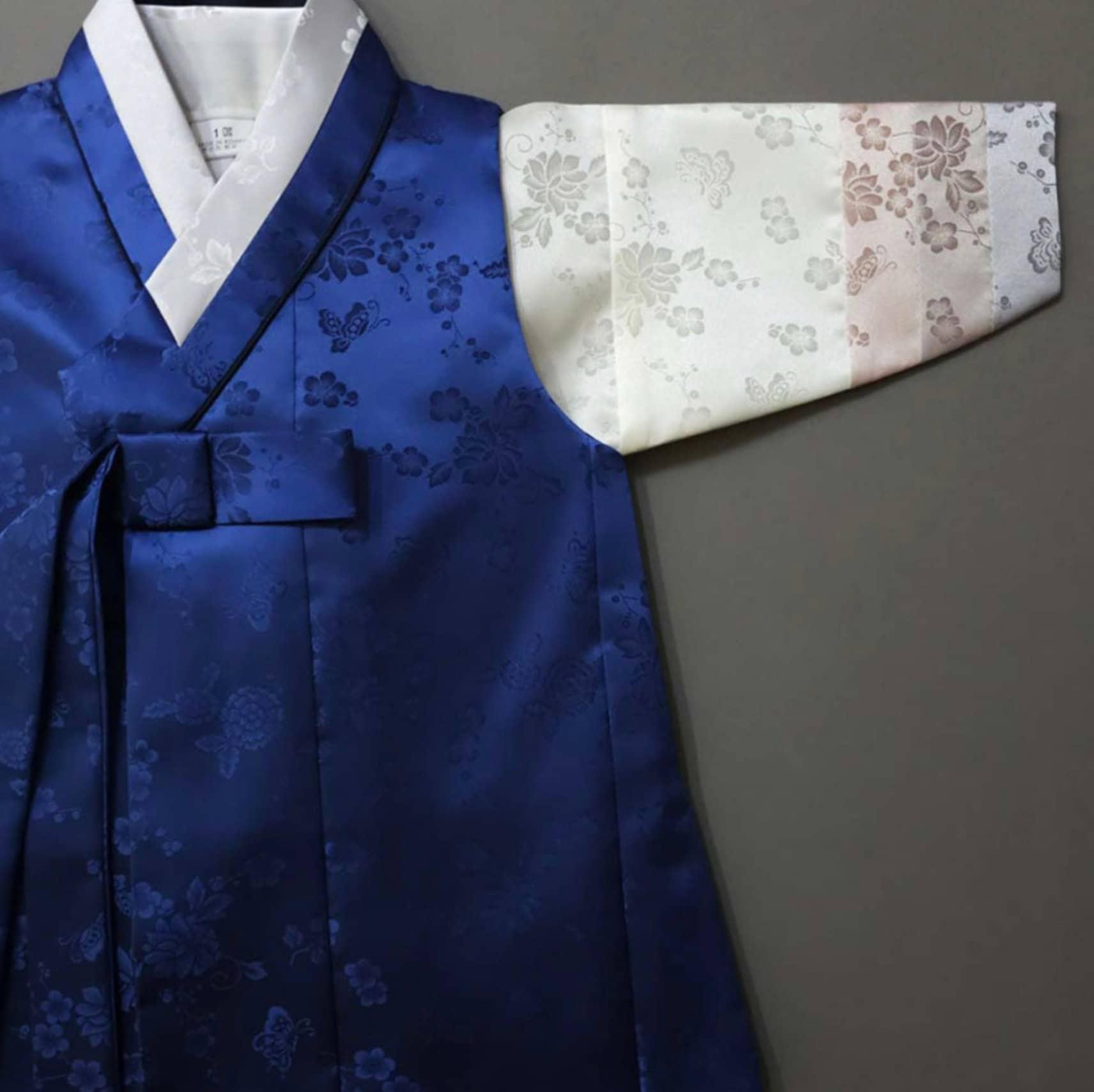 Minjae Blue Boy Hanbok (100D-10YR) - Native Korean