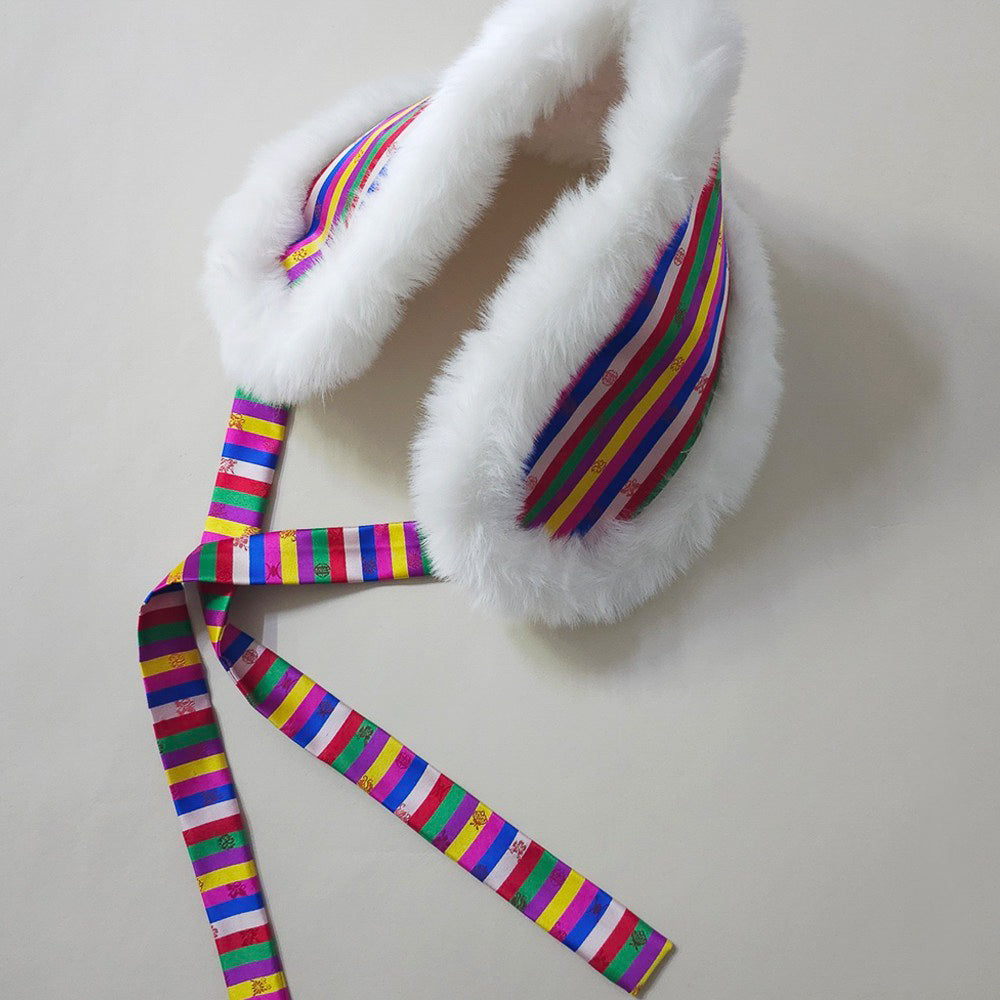 Saekdong Fur Hanbok Ear Warmer