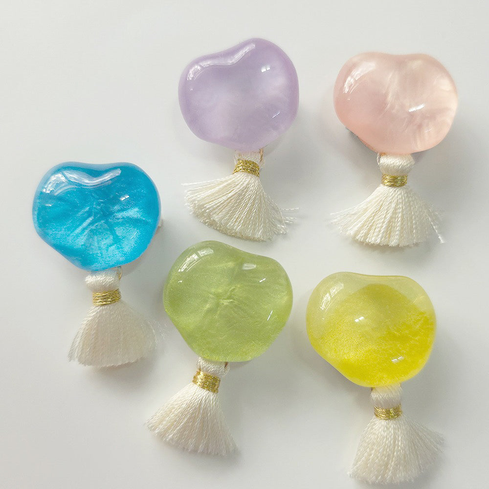 Rose Pebble Brooch
