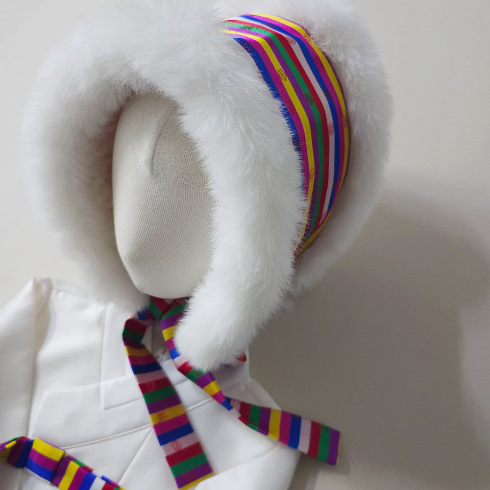 Saekdong Fur Hanbok Ear Warmer