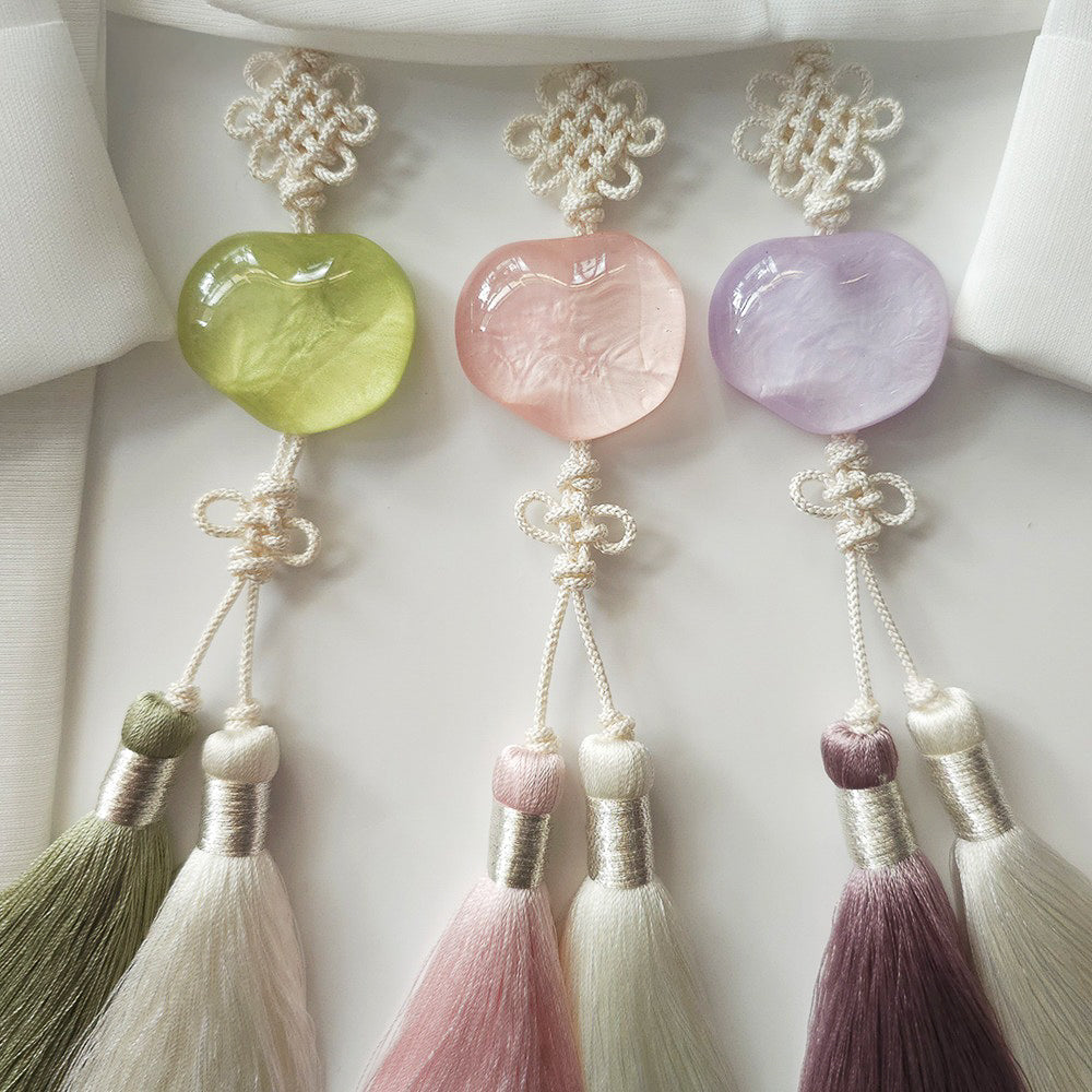 Pebble Duo Tassel Norigae