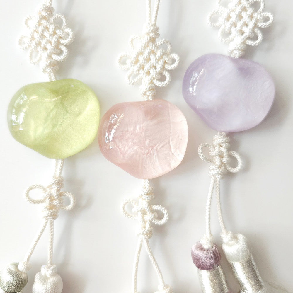 Pebble Duo Tassel Norigae