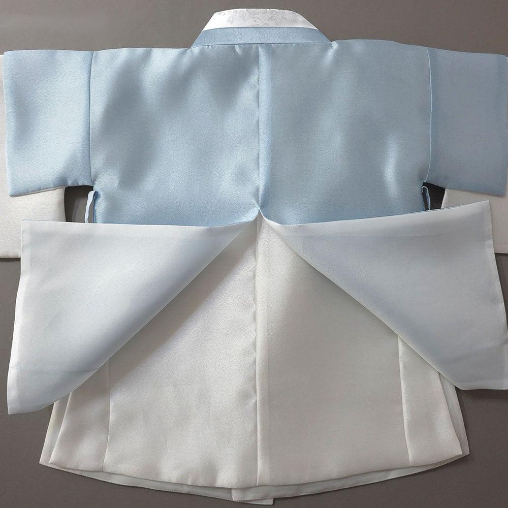 Sky blue Gunyun Dopo Boy Hanbok by Native Korean