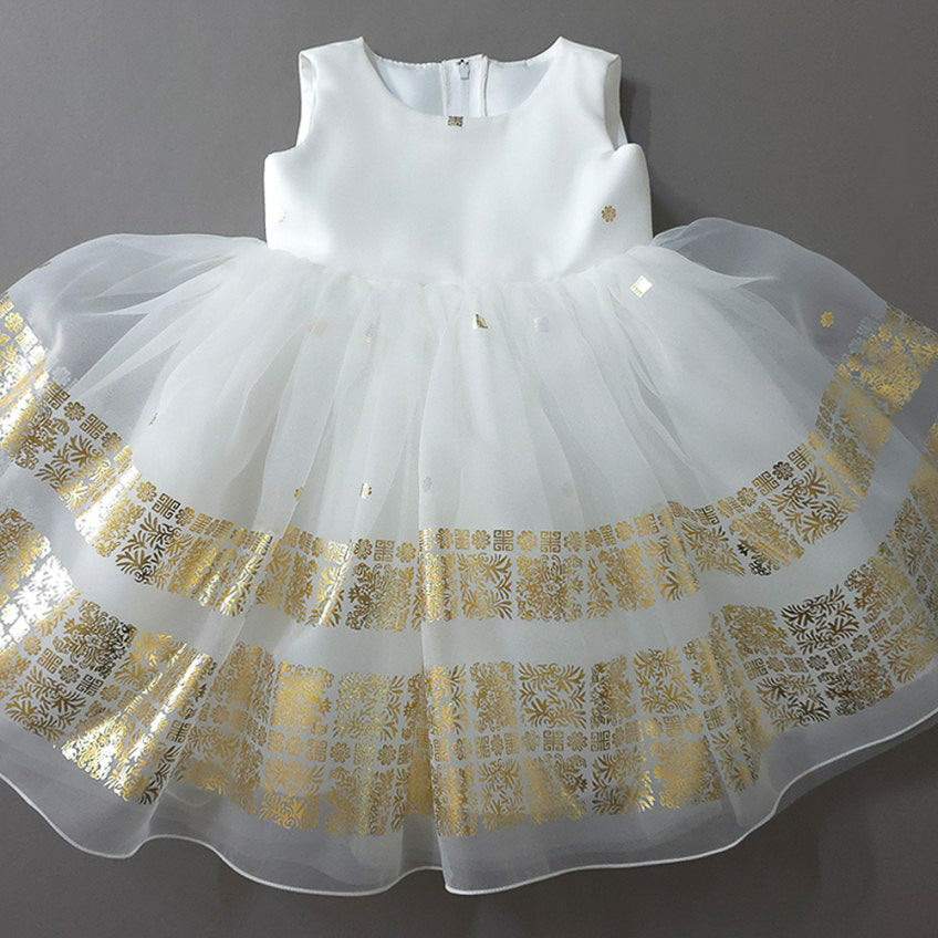 Won Pink White Dress Hanbok(1-8YR)