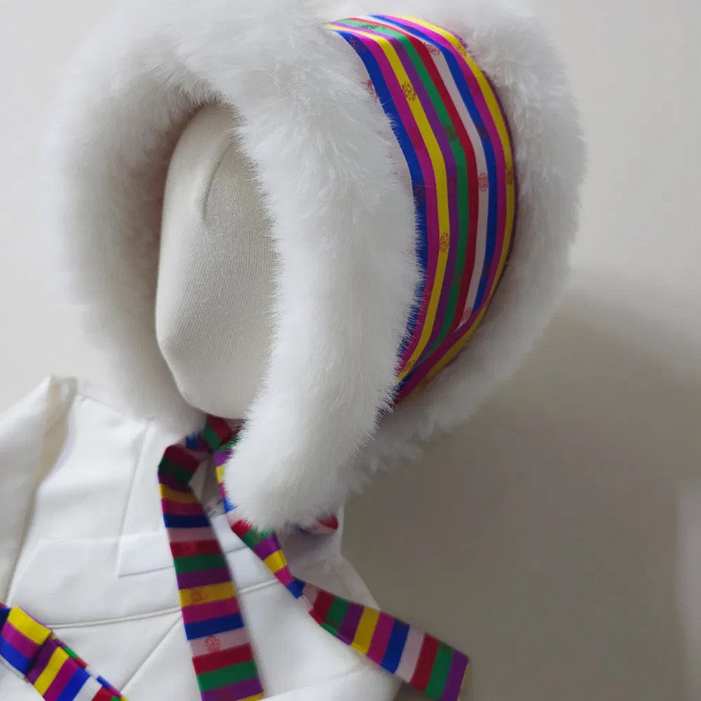 Saekdong Fur Hanbok Ear Warmer