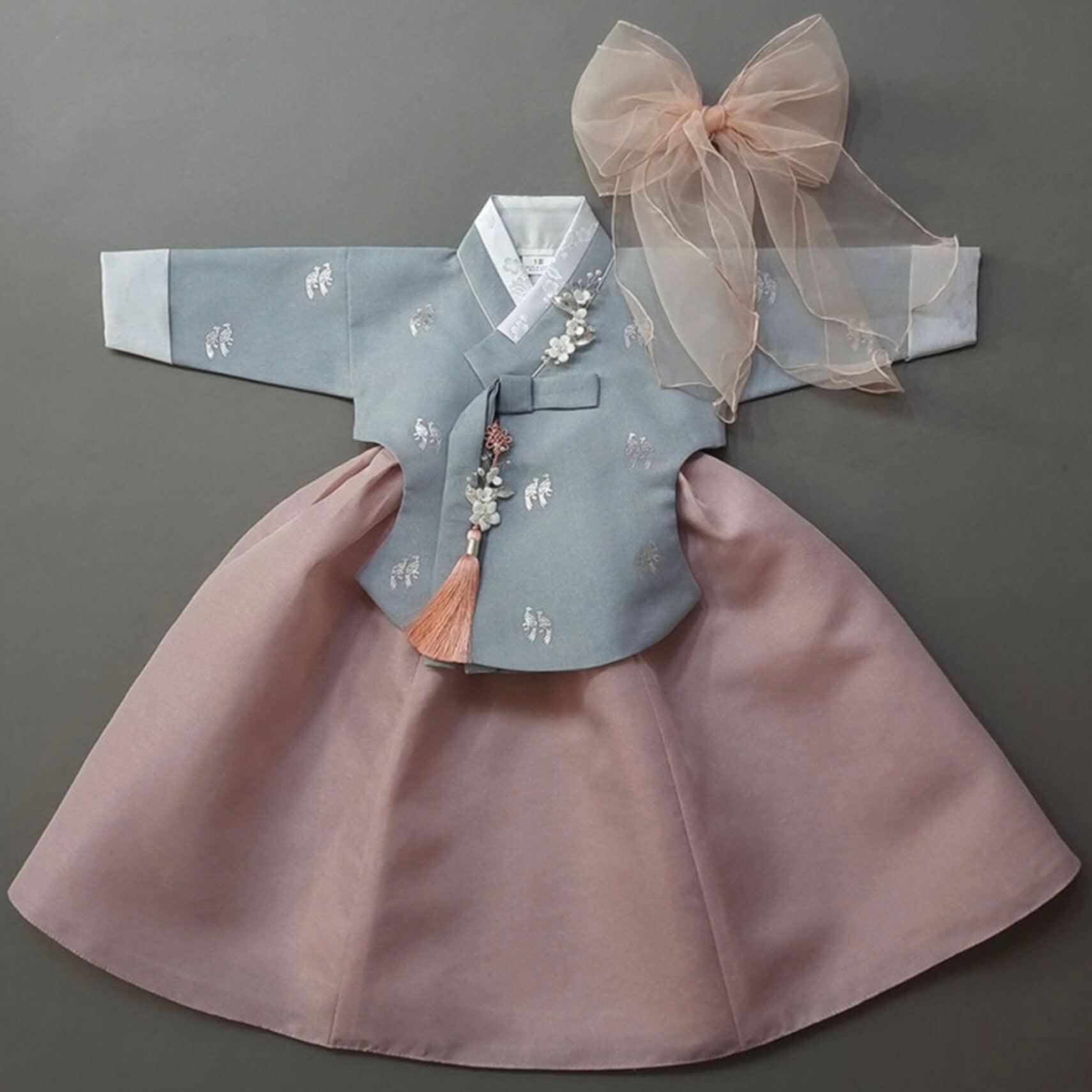 Iseo Indie Pink Girl Hanbok (100D-15YR) - Native Korean