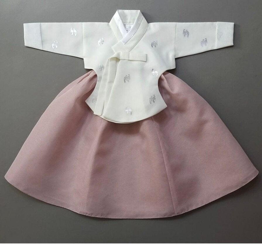 Iseo Indie Pink Girl Hanbok (100D-15YR) - Native Korean