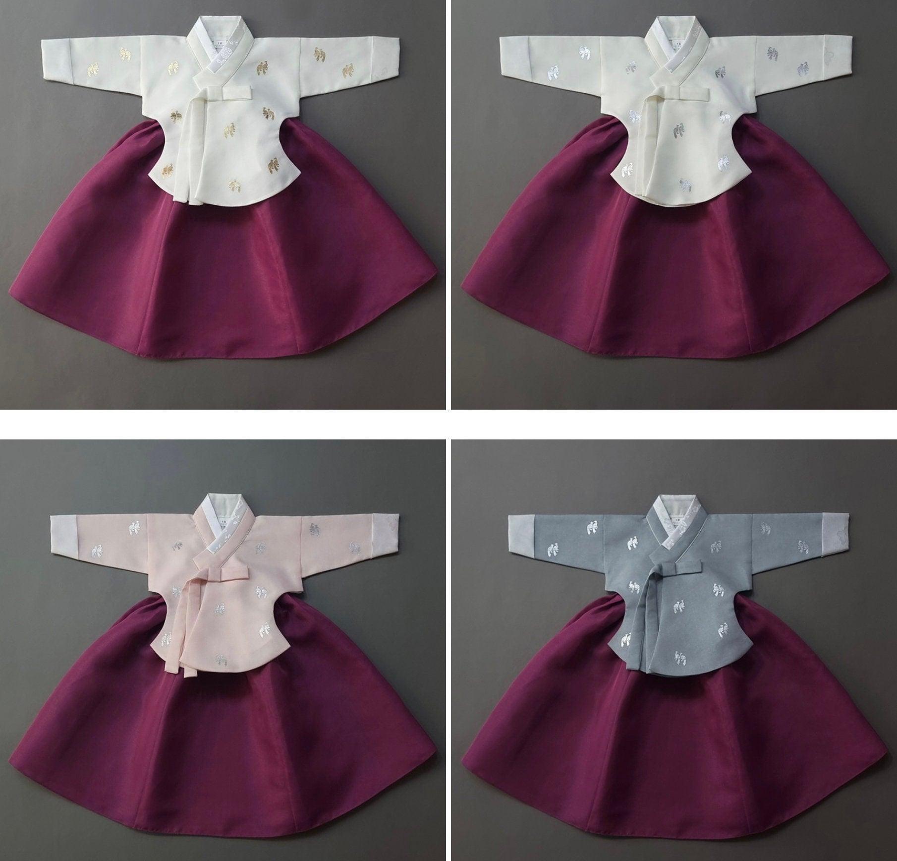 Iseo Magenta Skirt Girl Hanbok (100D-15YR) - Native Korean