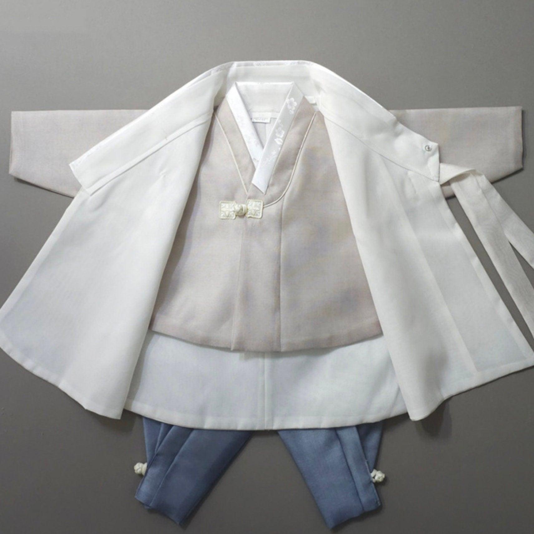 Jaehee Green Pants Boy Hanbok (100D-15YR) - Native Korean