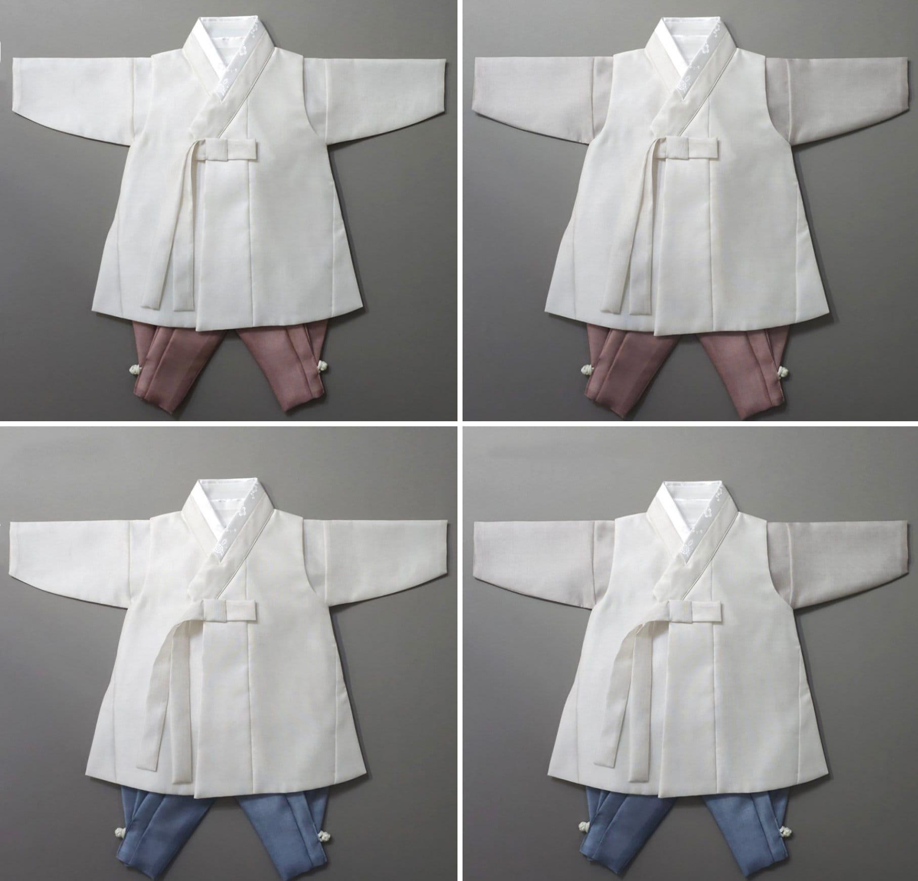 Jaehee L.Beige Boy Hanbok (100D-10YR) - Native Korean