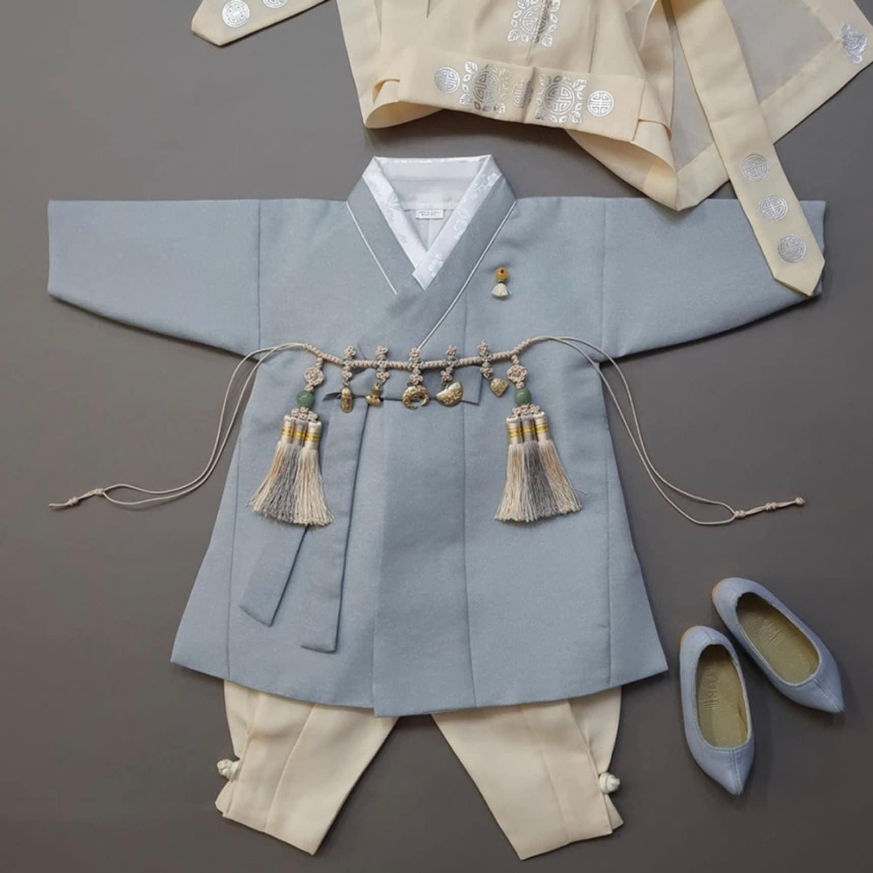Jeongjin D.Sky Boy Hanbok (100D-10YR) - Native Korean