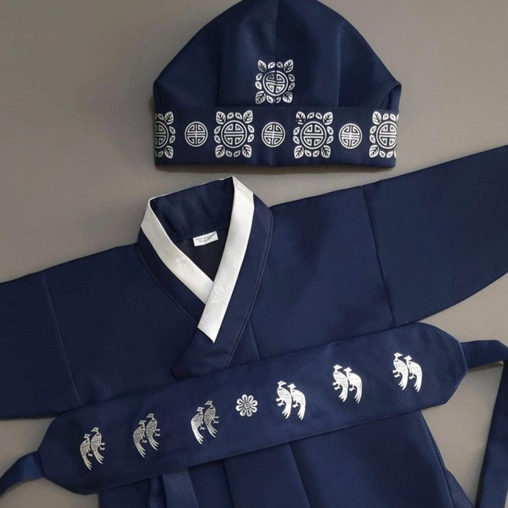 Jeongjin Navy Boy Hanbok (100D-10YR) - Native Korean