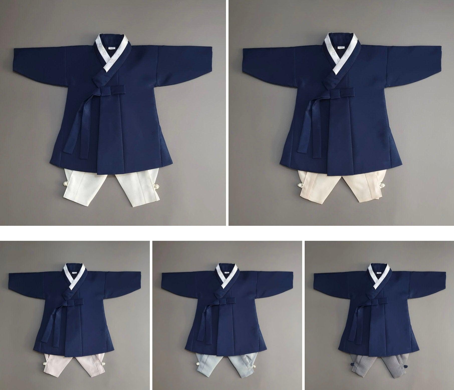 Jeongjin Navy Boy Hanbok (100D-10YR) - Native Korean