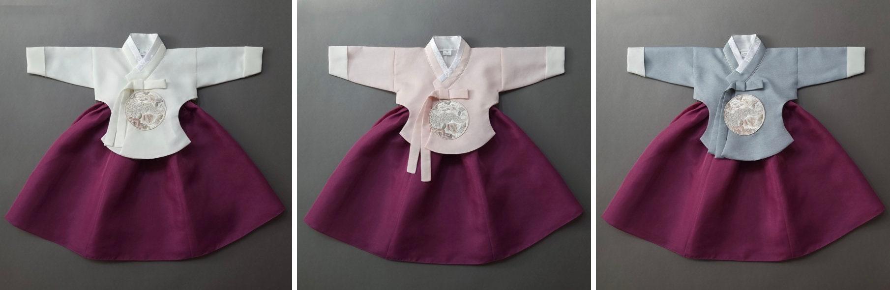 Jeongyun Magenta Skirt Girl Hanbok (100D-15YR) - Native Korean